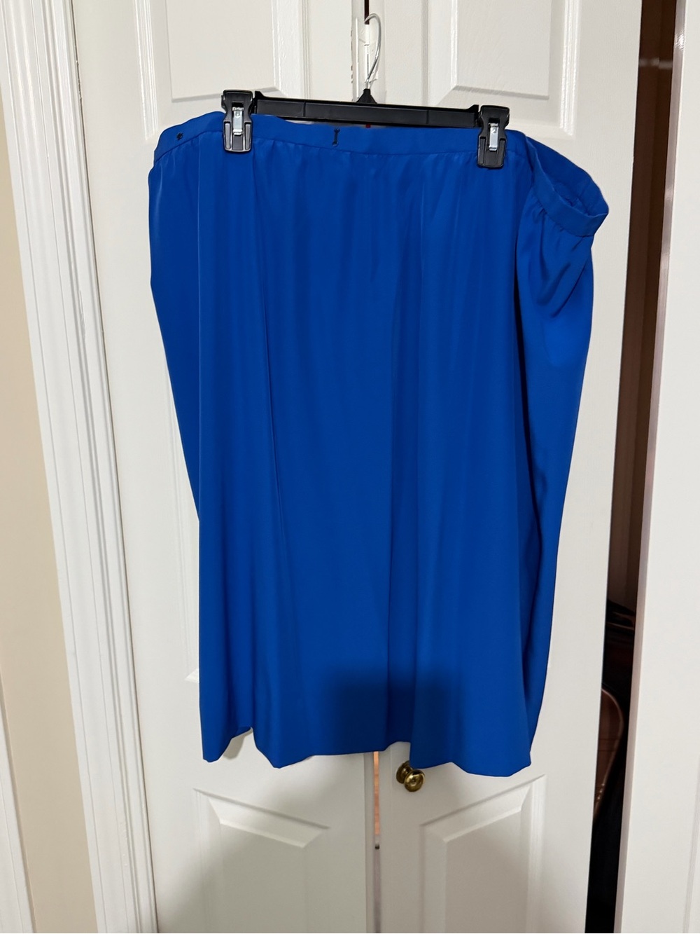 Vintage NWT Blue Women's A-Line Skirt - Classic Everyday Style size 16-18